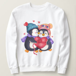 Penguins in Love T-Shirt Sweatshirt