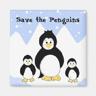 Penguins In Peril Magnet