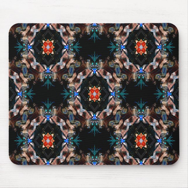 Penguins in the Night..... Mouse Mat (Front)