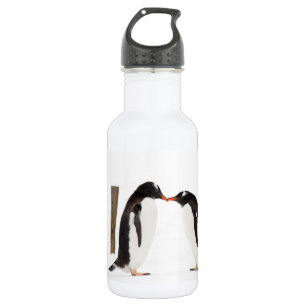 Penguins Kissing - water bottle