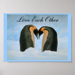 Penguins- Love Each Other Poster