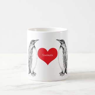 Penguins love forever coffee mug