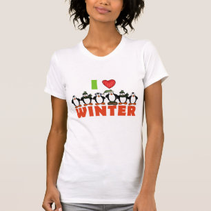 Penguins Love Winter Tshirts and Gifts