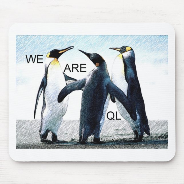 penguins mouse mat (Front)