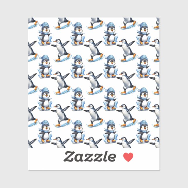 Penguins Pattern Design  (Sheet)