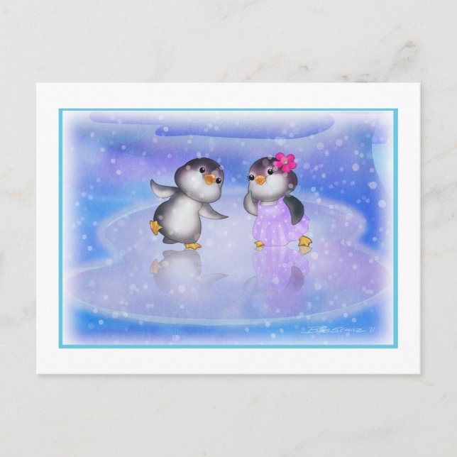Penguins Postcard (Front)