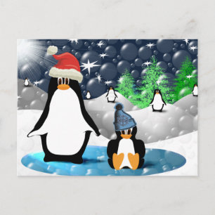 Penguins Postcard