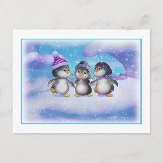 Penguins Postcard