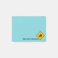 penguins road sign - Post-It-Notes pad