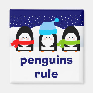 Penguins rule Magnet