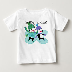 Penguins Skating is Cool Baby T-Shirt
