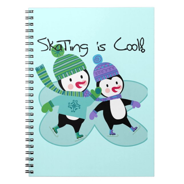 Penguins Skating is Cool Notebook (Front)