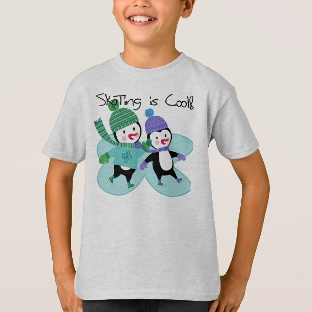 Penguins Skating is Cool T-Shirt (Front)