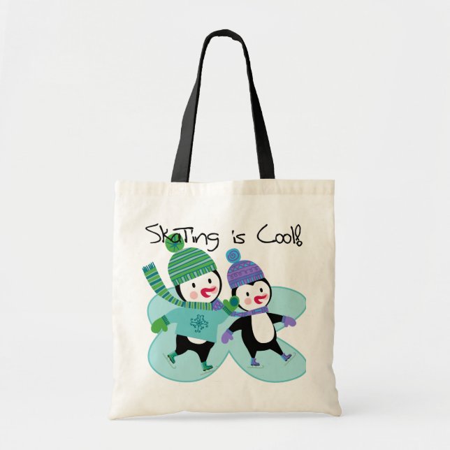 Penguins Skating is Cool Tote Bag (Front)