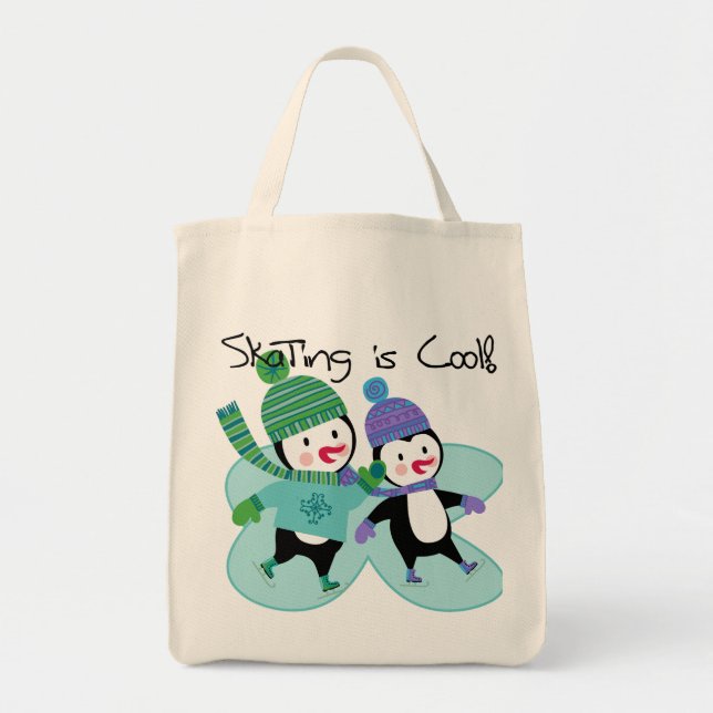 Penguins Skating is Cool Tote Bag (Front)