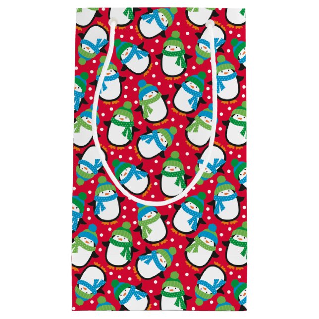 Penguins Small Gift Bag (Front)