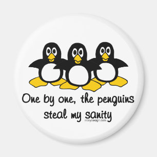 Penguins steal my sanity magnet