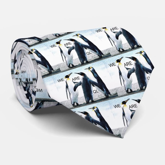 penguins tie (Rolled)