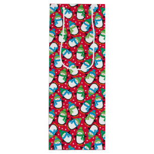 Penguins Wine Gift Bag