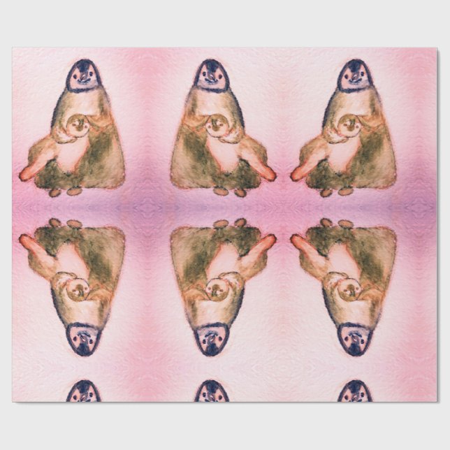 Penguins Wrapping Paper (Flat)