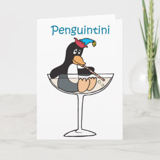 penguintini holiday card