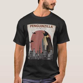Penguinzilla Funny Emperor Penguin Lovers  Gift  T-Shirt