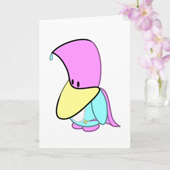 Pengwizard Card (Orchid)