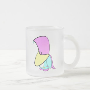 Pengwizard Frosted Glass Coffee Mug