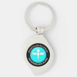 PENICILLIN-ALLERGIE Medical Alert Metal Keychain