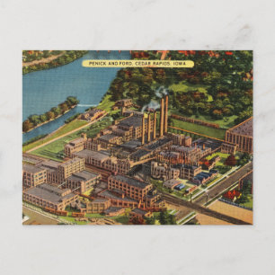 Penick and Ford, Cedar Rapids, Iowa Postcard