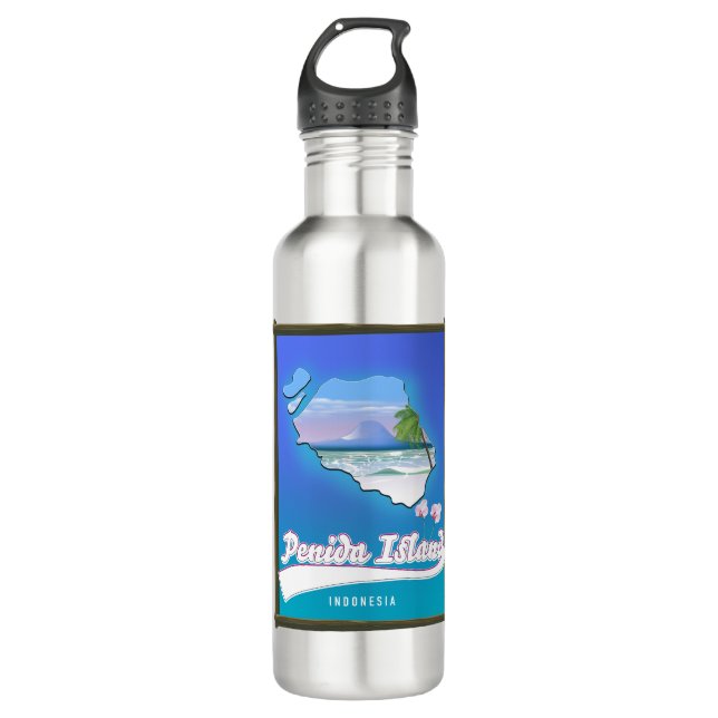 Penida Island Indonesia 710 Ml Water Bottle (Front)