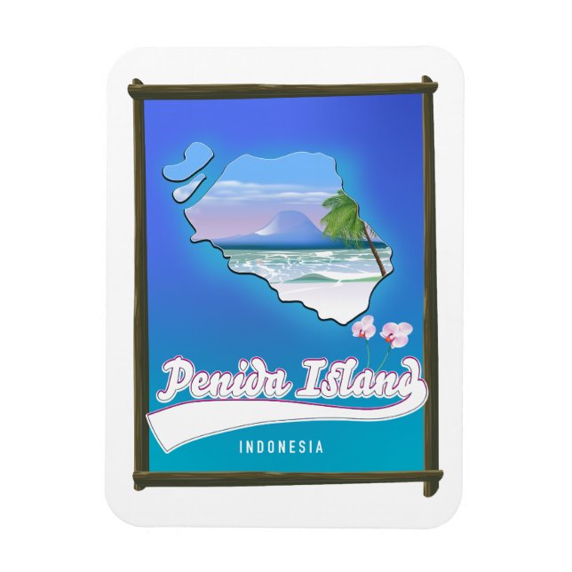 Penida Island Indonesia Magnet (Vertical)