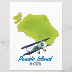 Penida island map