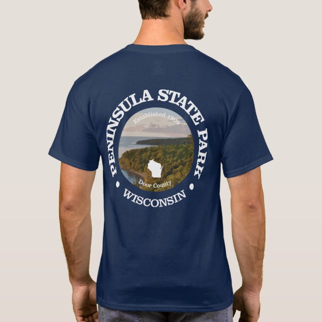 Peninsula State Park (SP) T-Shirt (Back)