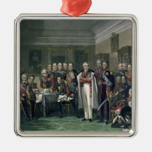 Peninsular Heroes at the United Services Club Metal Tree Decoration