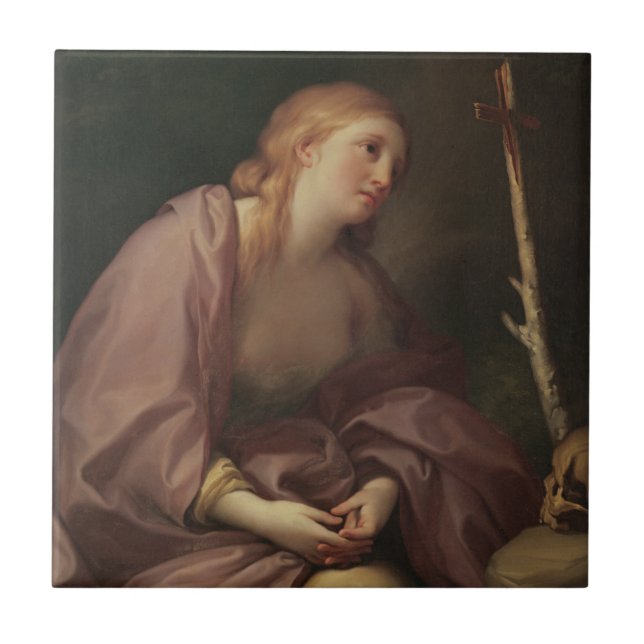 Penitent Magdalene | c.1765 (Oil on Canvas) Tile (Front)