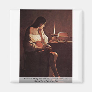 Penitent Mary Magdalene (Magdalena Terf) Magnet