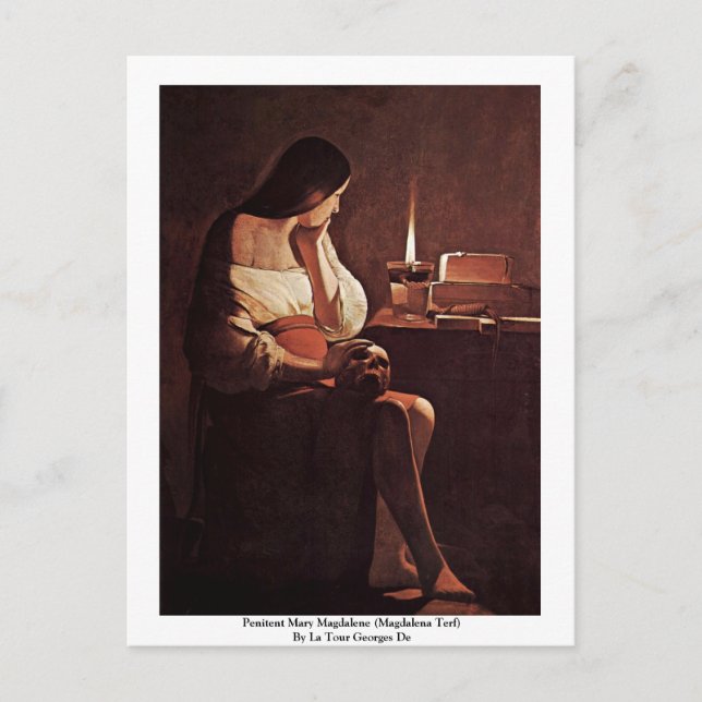 Penitent Mary Magdalene (Magdalena Terf) Postcard (Front)