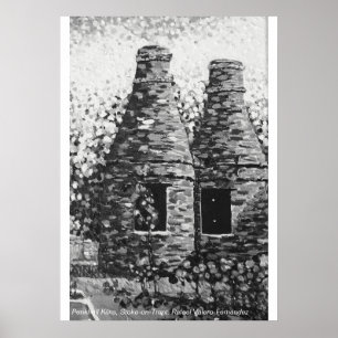 Penkhull Kilns, Stoke-on-Trent. Poster. Poster
