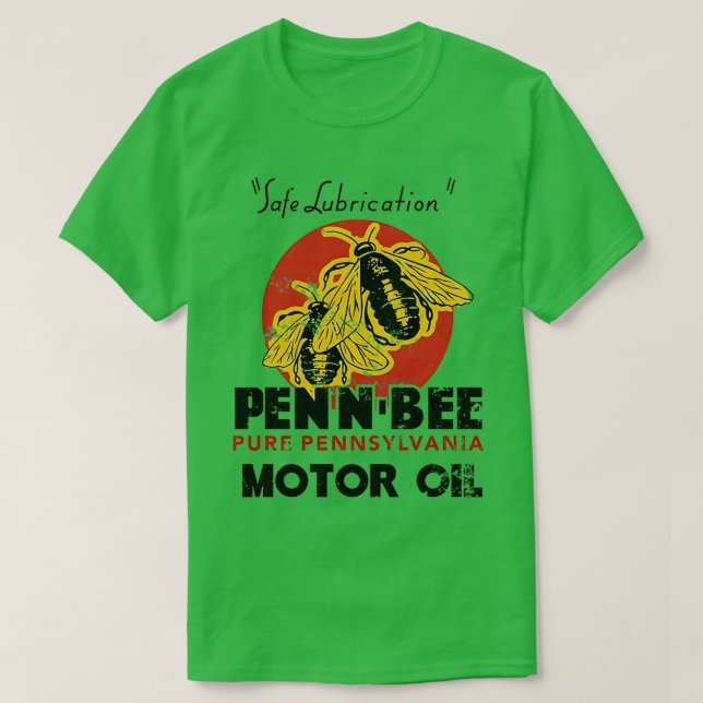 Penn Bee Oil T-Shirt (Design Front)