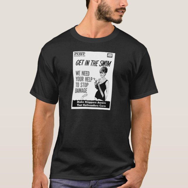 Penn Central Railroaders Care about Damage T-Shirt (Front)