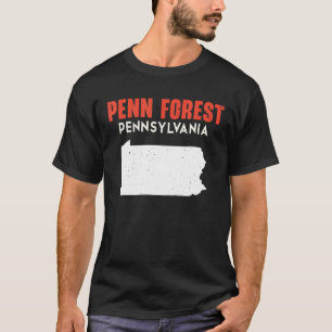 Penn Forest Pennsylvania USA State America Travel T-Shirt