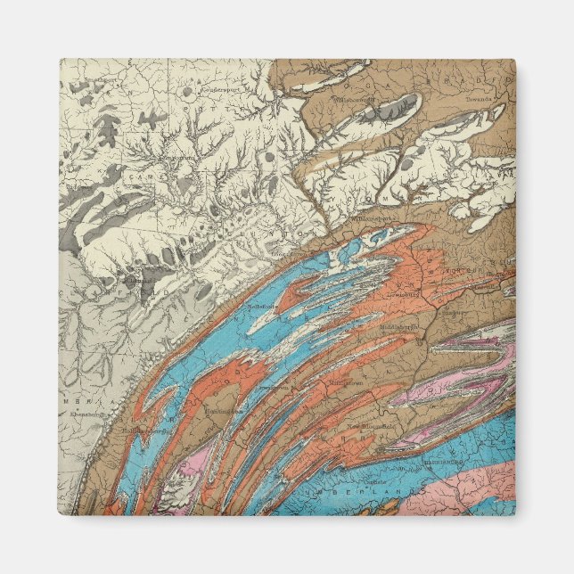 Penn geological formations magnet (Front)