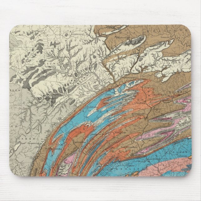 Penn geological formations mouse mat (Front)