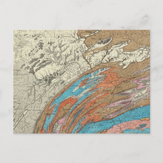Penn geological formations postcard (Front)