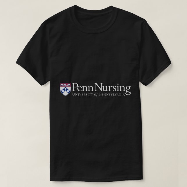 Penn Quakers Apparel School of Nursing   T-Shirt (Design Front)