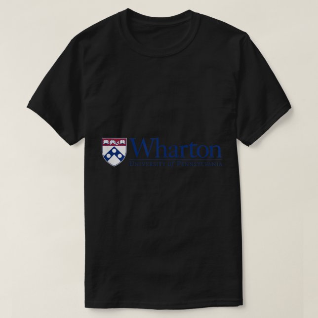 Penn Quakers Apparel Wharton School of Business T-Shirt (Design Front)