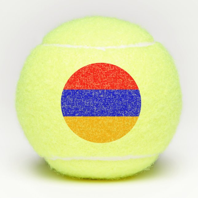 Penn tennis ball with flag of Armenia (Front)