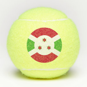 Penn tennis ball with flag of Burundi