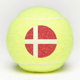 Penn tennis ball with flag of Denmark